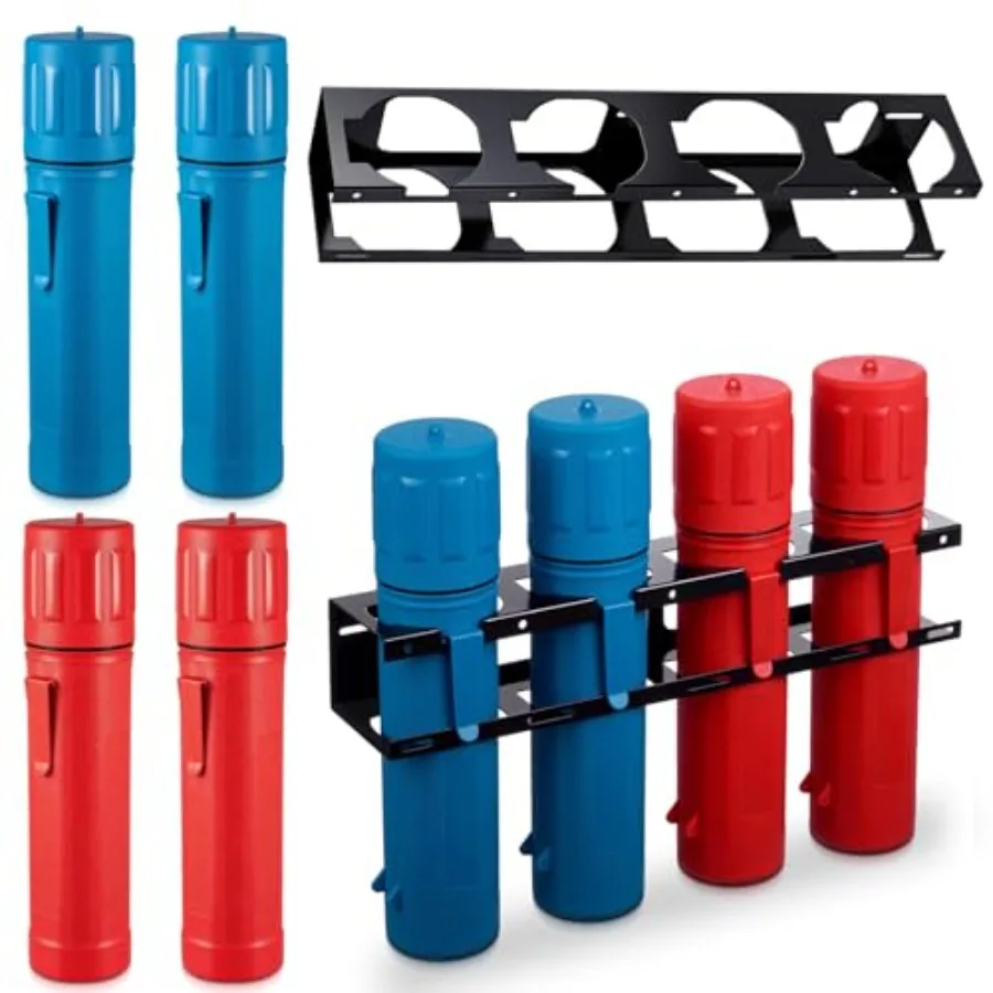 

5 Pcs Electrode Rod Storage Tube Kit Include 4 Pcs 14 Inch Electrode Rod Storage Tube and a Rack Waterproof and Airtight Weldin