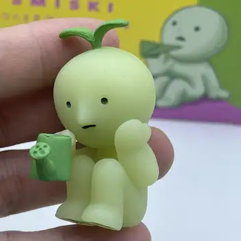 Nová Smiski Sunday Series Blind Box Anime Obrázek Svítí ve tmě Model Panenka Stolní Ornament Kolekce Dekorace Hračky Dárek k narozeninám 8 nejlepší prodej Toyandona - №6