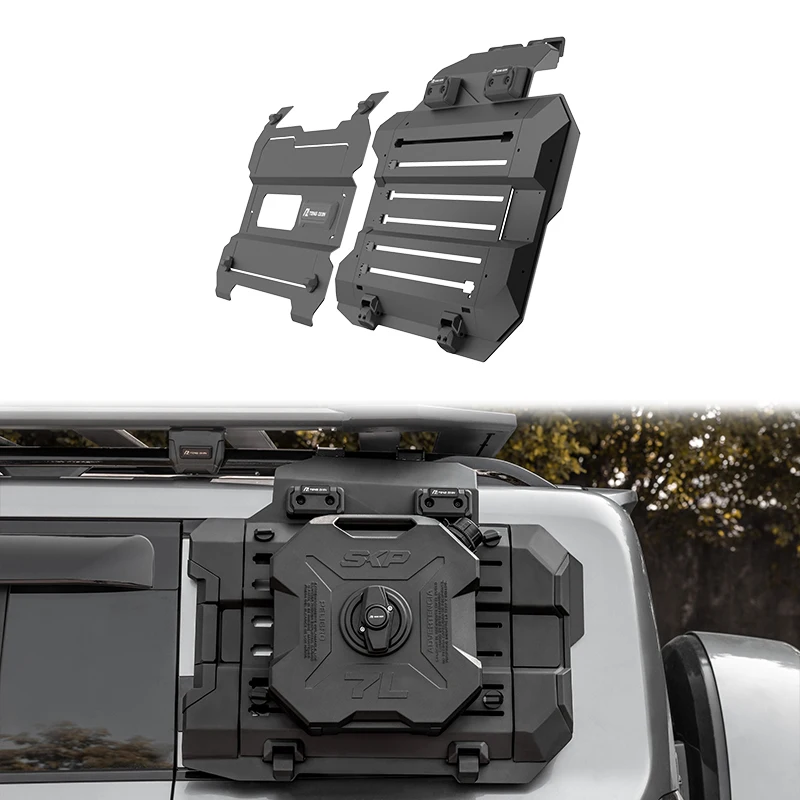 

4x4 Aluminum Side Window Expansion Panel Kits With 7L tank Bracket Traction Board for BYD Equation Leopard 5 Offroad Accessories