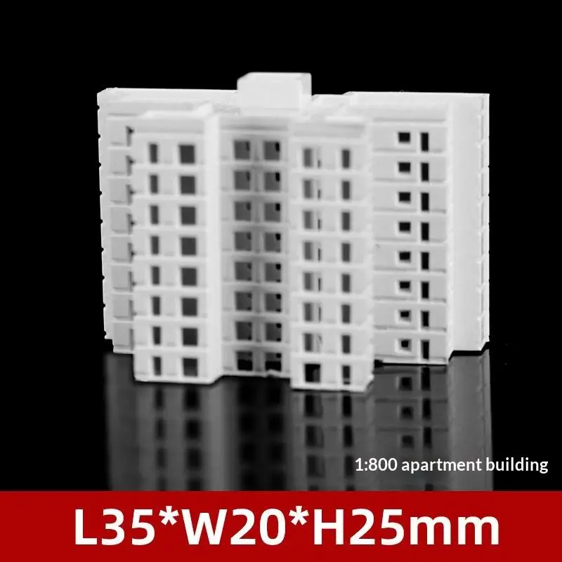 1:500 Mini Apartment Building Model Rich Detail for Sand Table Diorama Architectural Design Presentation Display Projects