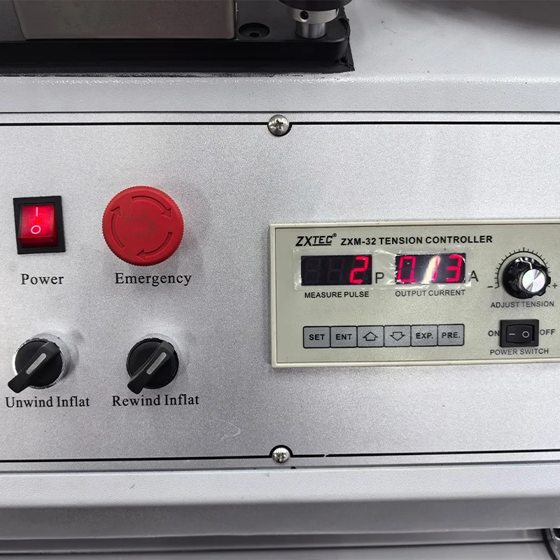 Automatic Roll to Roll  Rewinder Machine with Counter of  Number and Meter with PLC  Touchscreen for After Printing
