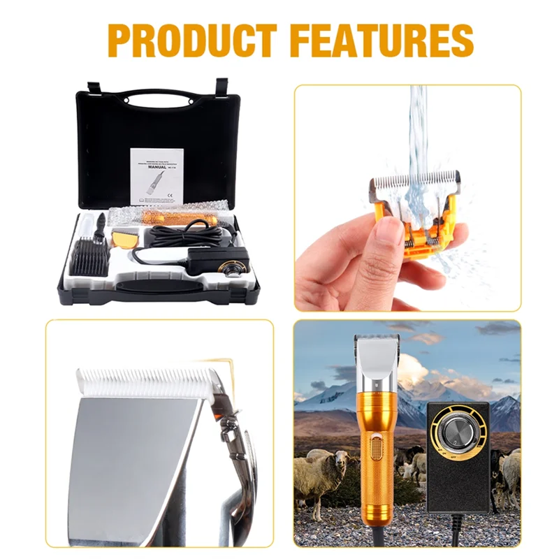 

AT63-домашний триммер для шерсти домашних животных, 220 В, 380 Вт, электрическая машинка для стрижки (кошка, собака, овца), ножницы для тафтинга ковров