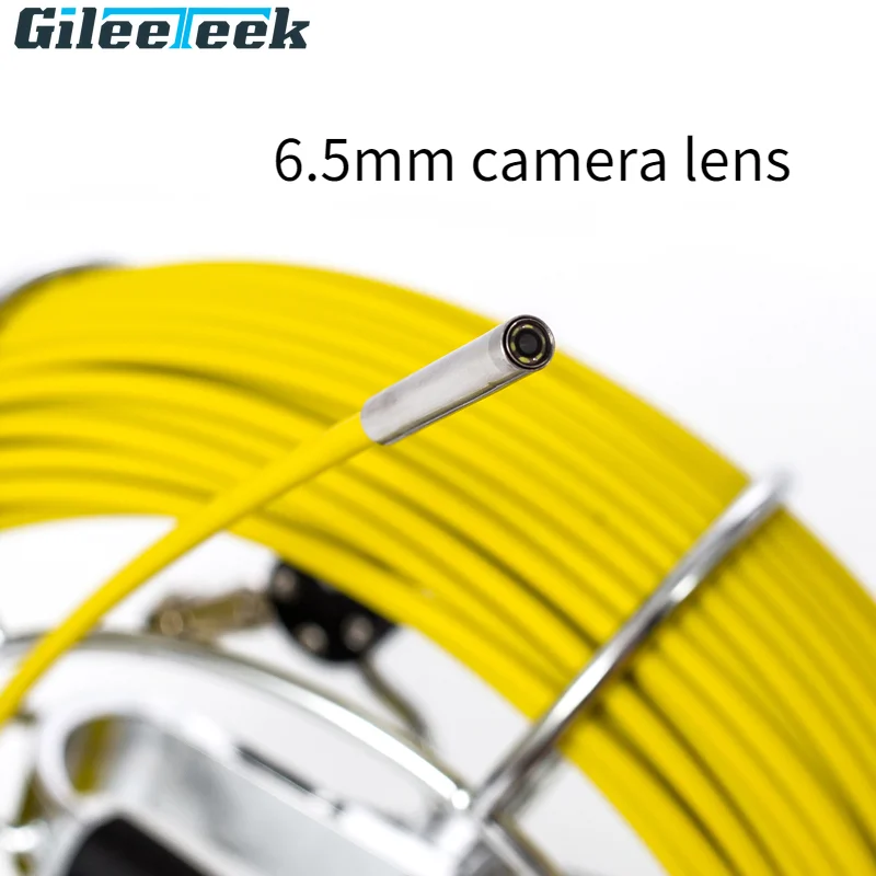 6.5mm lens Endoscope Camera Head and 20/30/50m Cable for Pipe Sewer Camera be Suitable for WP70/WP90 Endoscope Camera System