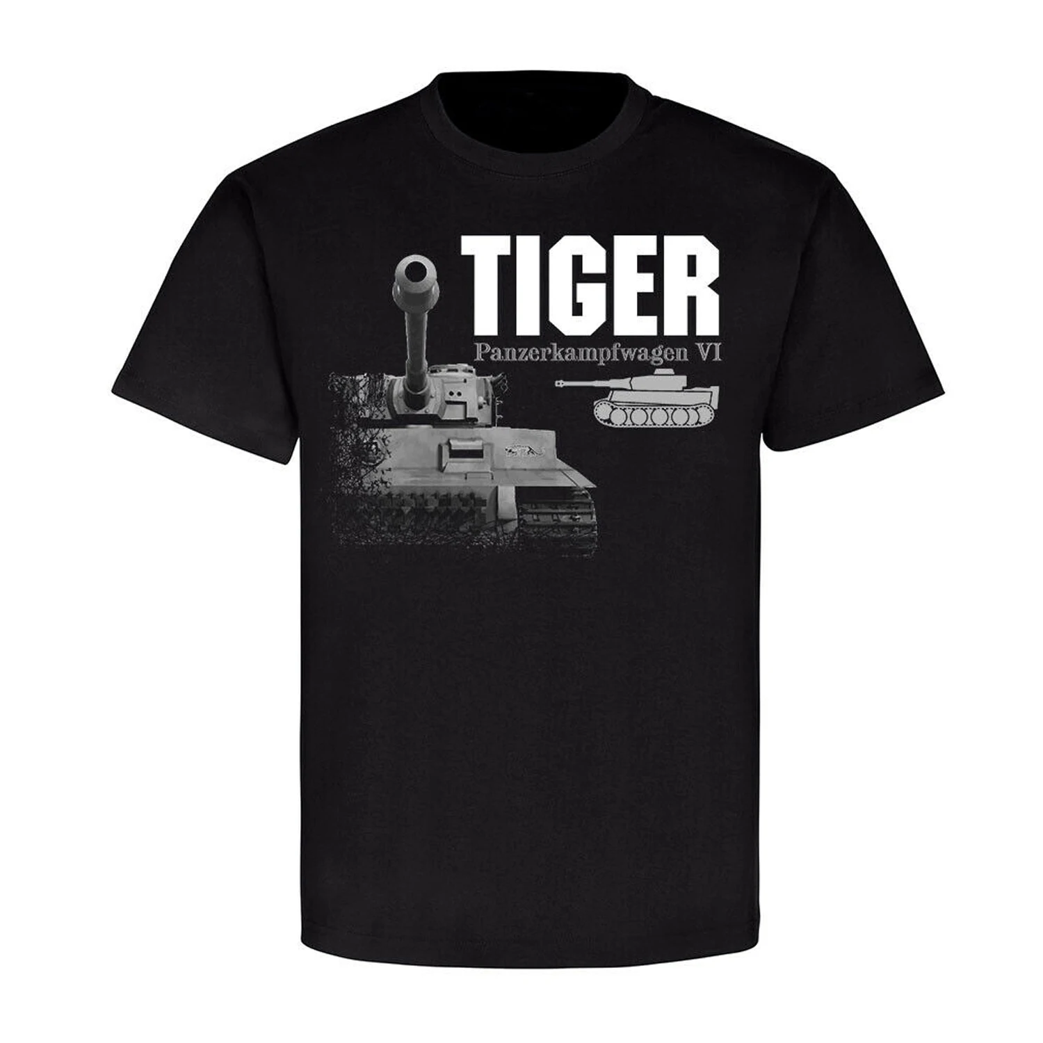 Army Legend Tank Armoured Division  Tiger VI Panzer Tank T-Shirt. Summer Cotton Short Sleeve O-Neck Mens T Shirt