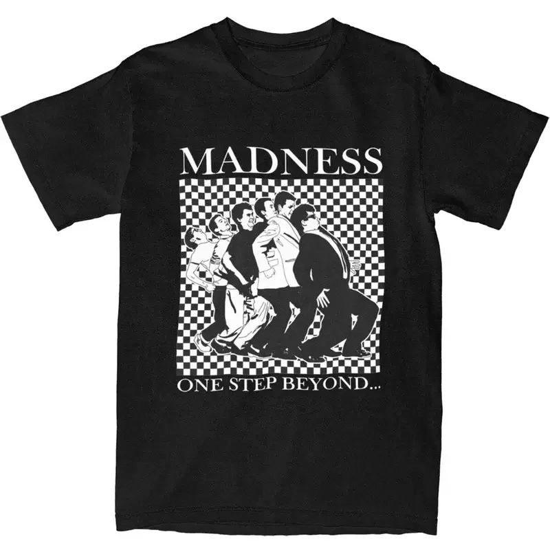 Awesome madness pop band T-shirts for men women 100% cotton tees shirt printed clothing