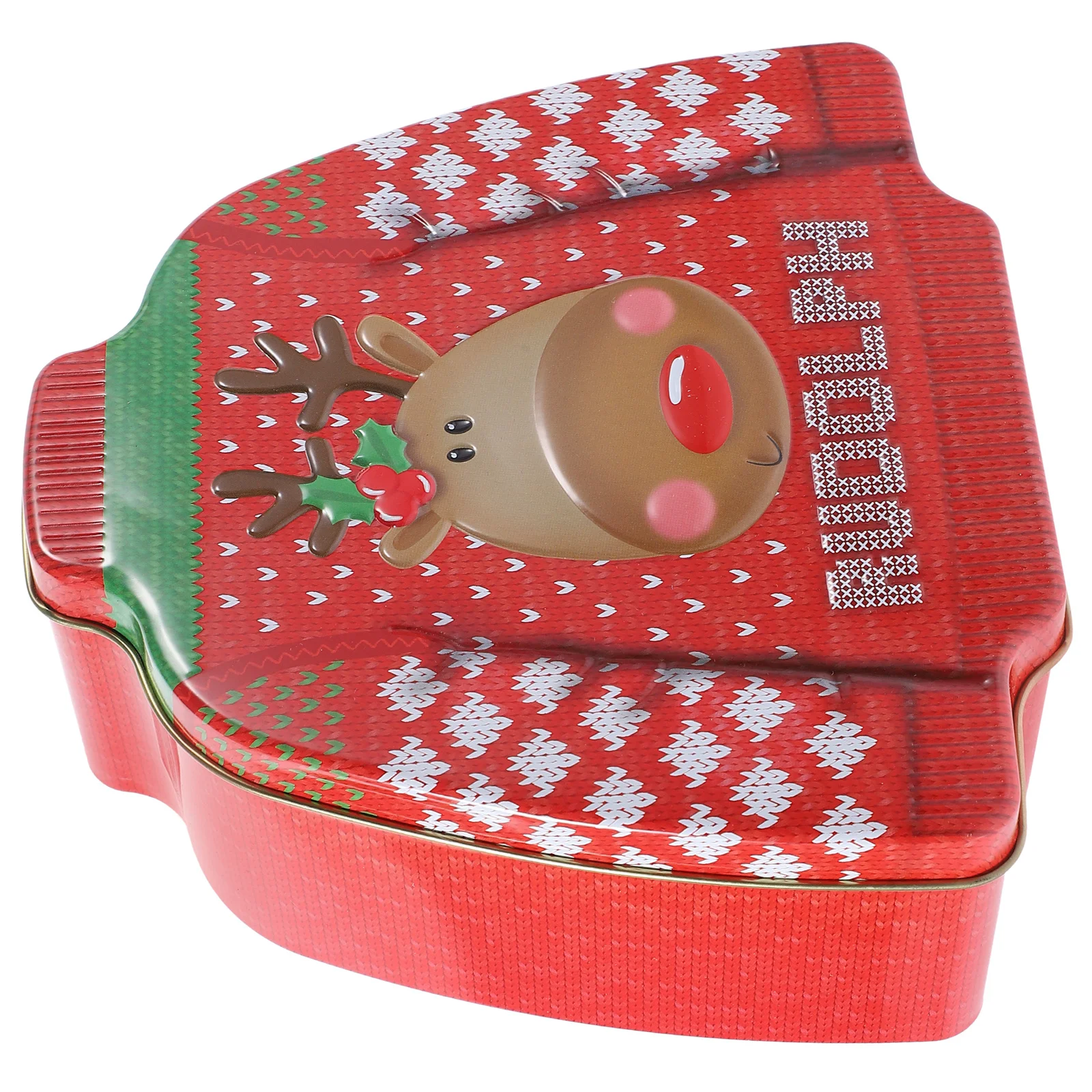 

Small Tinplate Storage Box Christmas Gift Packaging Candy Holder Decorative Metal Gift Box Xmas Candy Container