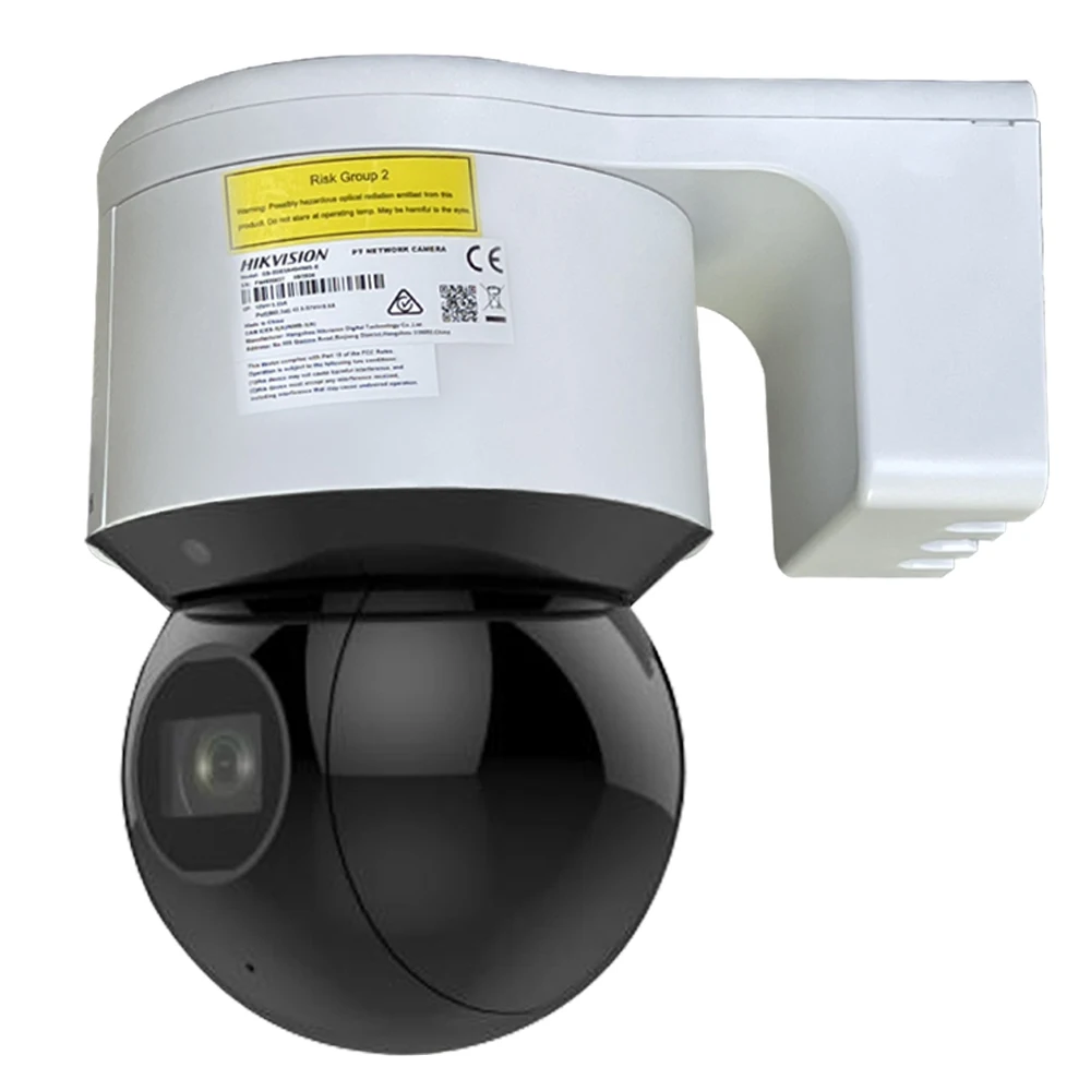 Hikvision DS-2DE3A404IWG-E كاميرا شبكة مراقبة صغيرة PT قبة 4MP 4x زووم بصري الأشعة تحت الحمراء كشف المركبات البشرية Darkfighter ميكروفون مدمج #4