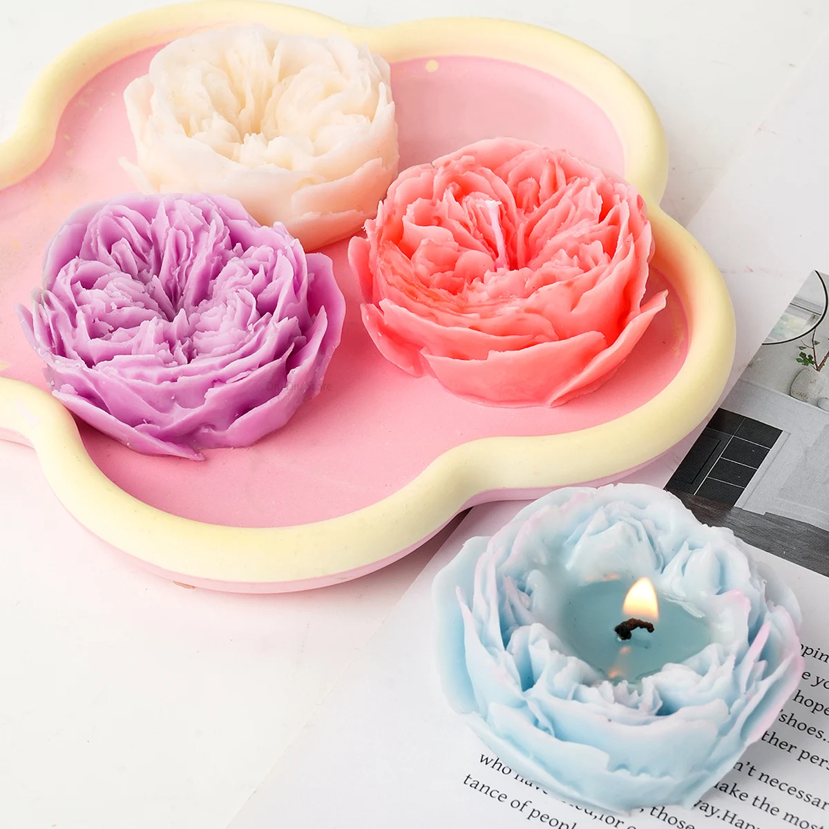 Og Rose-Moule à bougie en sili - Candle Making Austin avis et prix