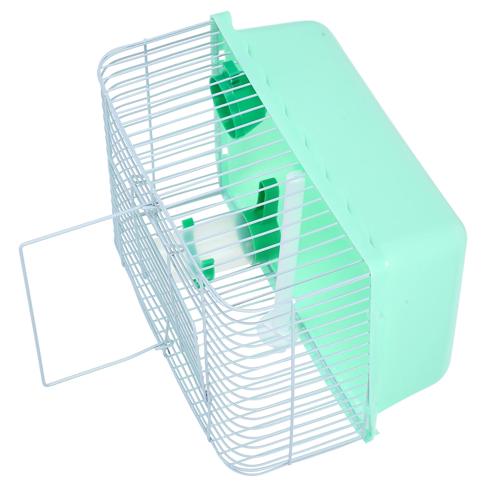 

Portable Bird Cage ABS Iron Durable Spacious Comfortable Carrier Parrot Lovebird Budgie Cage Birdcages