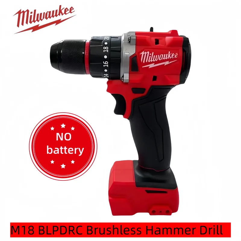 

M18 Milwaukee BLPDRC/3602 Compact Drill M18™ Brushless Hammer Drill Electric Drill MILWAUKEE 18V Power Tools M18 BLPDRC-0