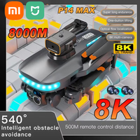 Xiaomi Mijia P14 Max Drone 8K 5G GPS Brushless Obstacle UAV Avoidance Return HD Photography 4Camera Remote Control Aerocraft