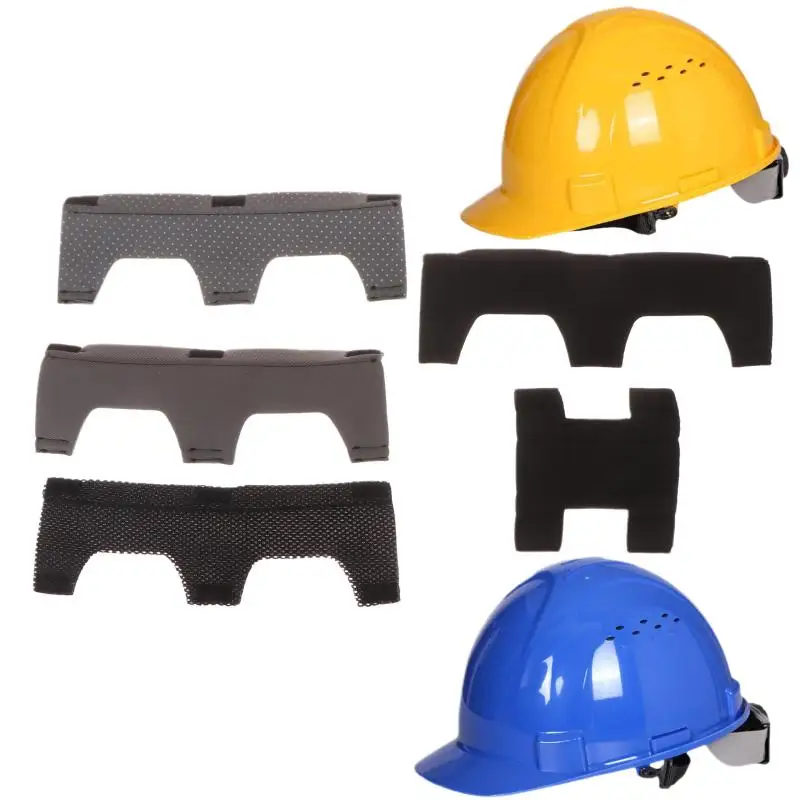 1 ชิ้นหมวก Antiperspirant เข็มขัด Universal สีดําสีเทาหมวก Sweatband เครื่องมือผ้าพันคอ Pad หมวกกันน็อก Liners ฟองน้ํา Air Cushion