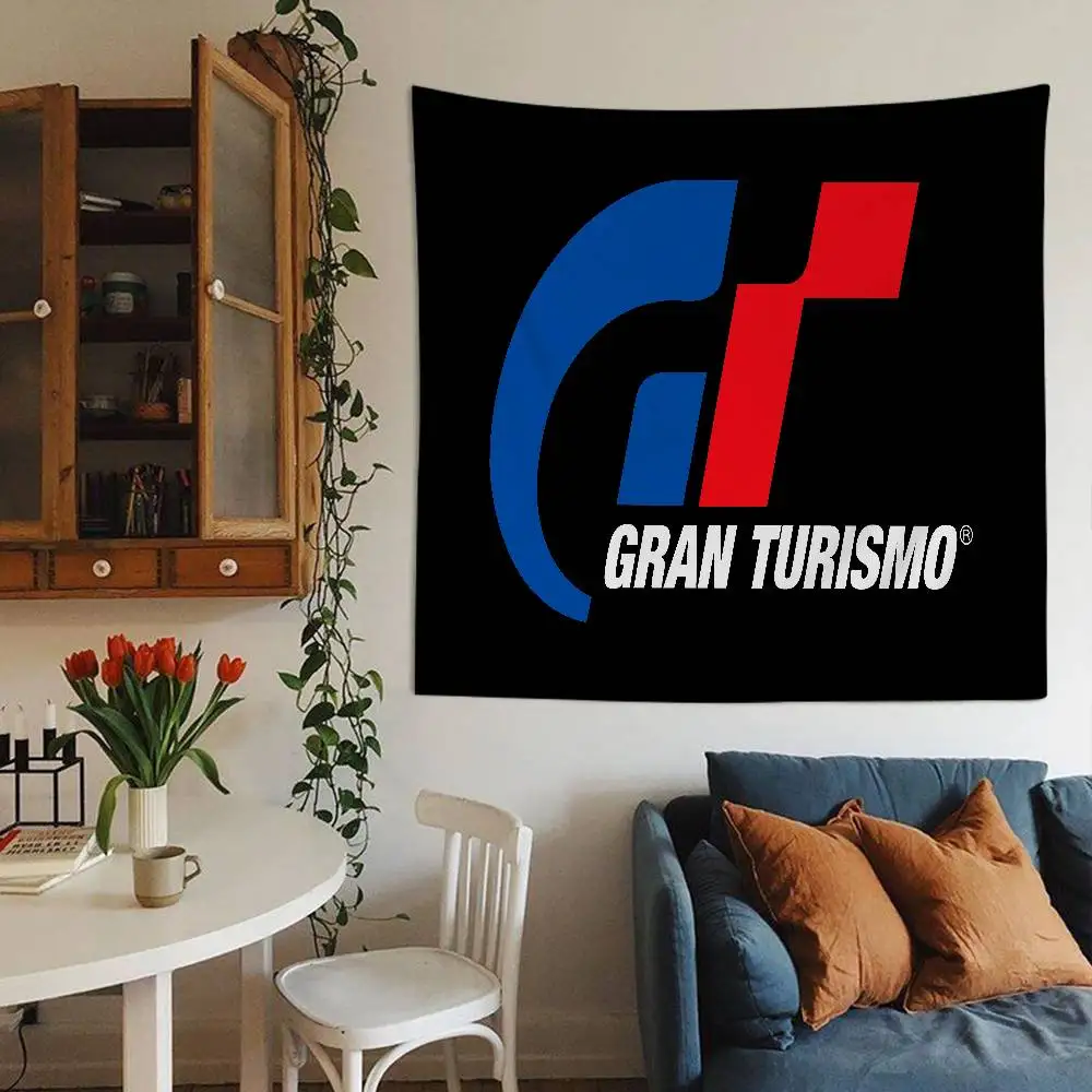 G-Gran Turismo Chart Tapestry Art Science Fiction Room Home Decor Cheap Hippie Wall Hanging