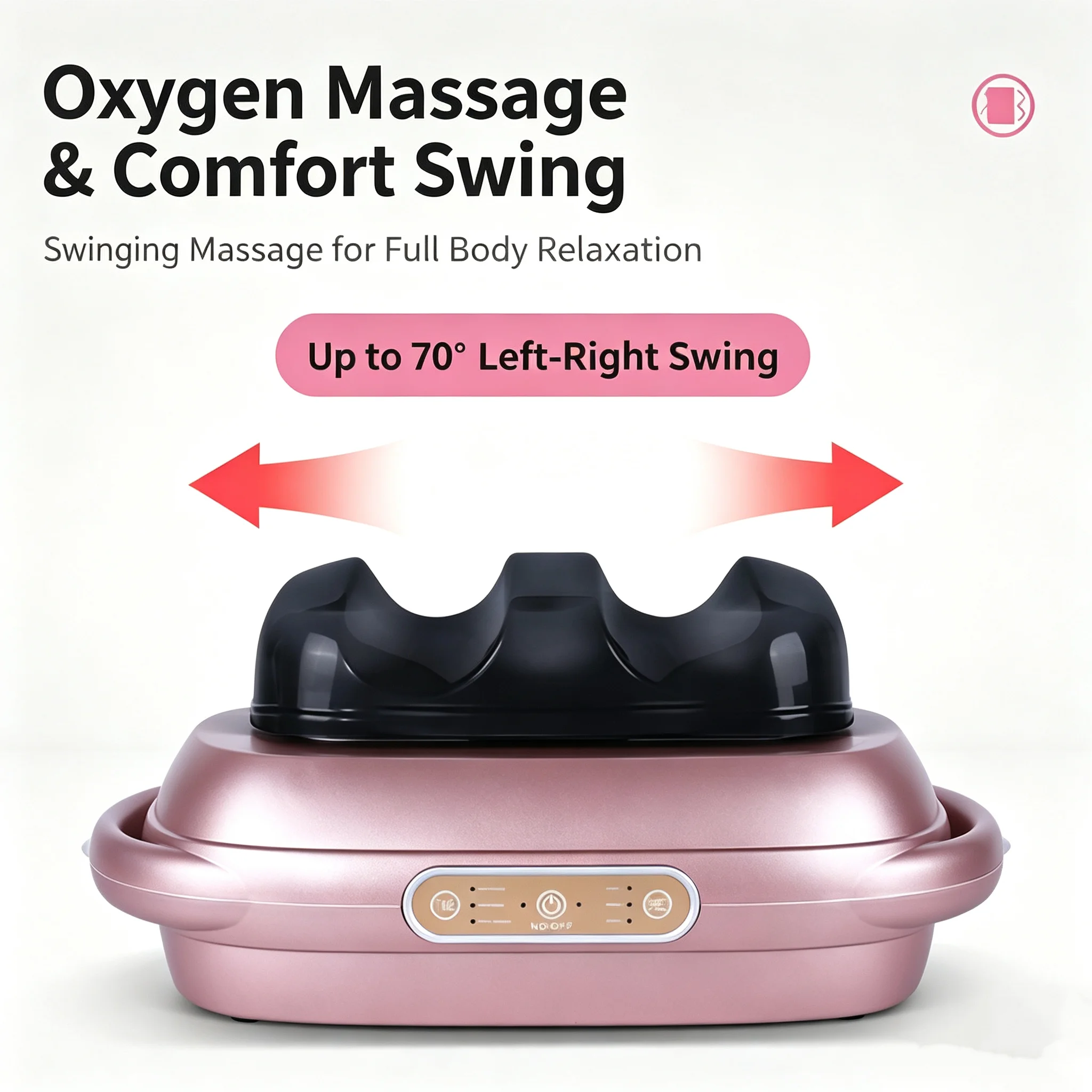 Jinkairui Swing Foot Massager Multifunctional Aerobic Swing Machine for Leg Muscle Comfort, Ideal Sports Gift