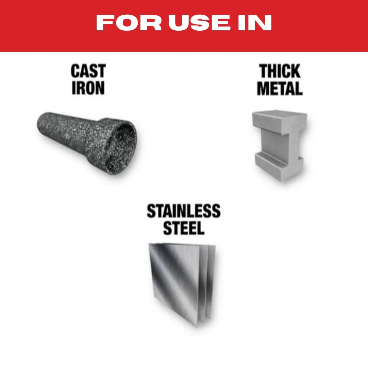 Elec Tools 48-00-5563 Reciprocating Saw Blade For Cast Iron/ Thick Metals, 12