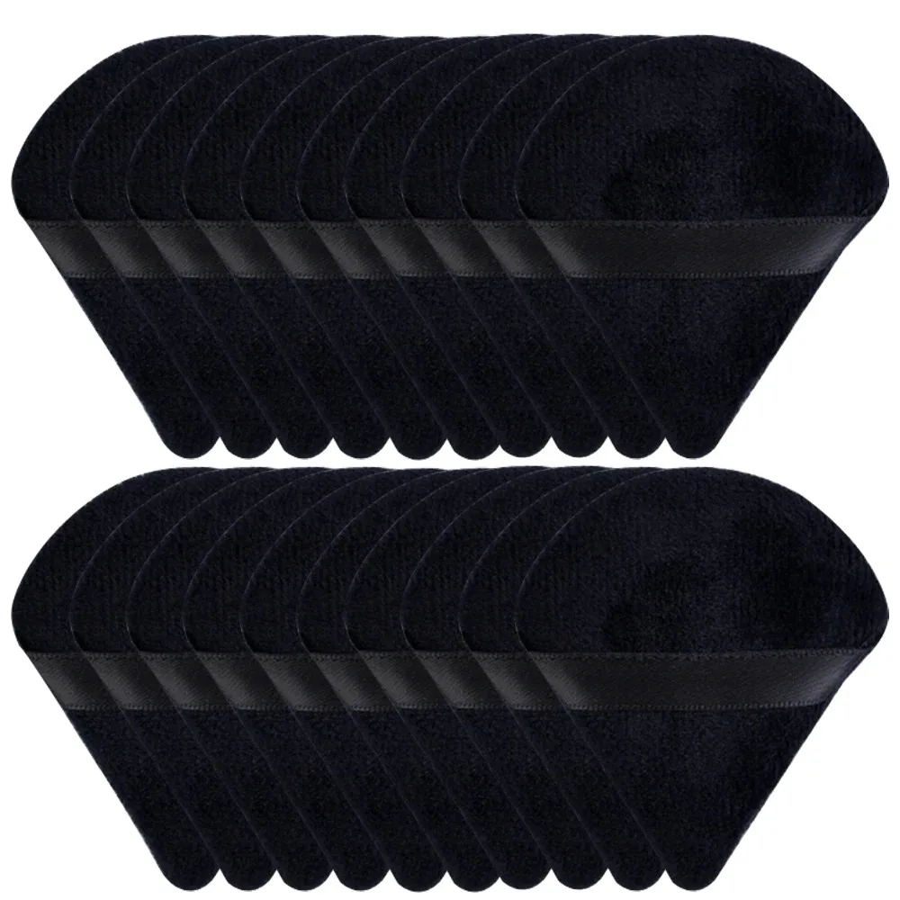 1/5/6/20/30 pezzi triangolo velluto soffio di polvere uso asciutto e bagnato spugna per trucco cosmetici frullatore trucco fondotinta strumento di bellezza accessori