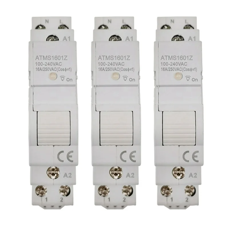 REPLA-3X Tuya Smart Life Zigbee Circuit Breaker Din Rail 1P Single Pole Dry Contact Timer รีเลย์ App รีโมทคอนโทรลสมาร์ทจับเวลา