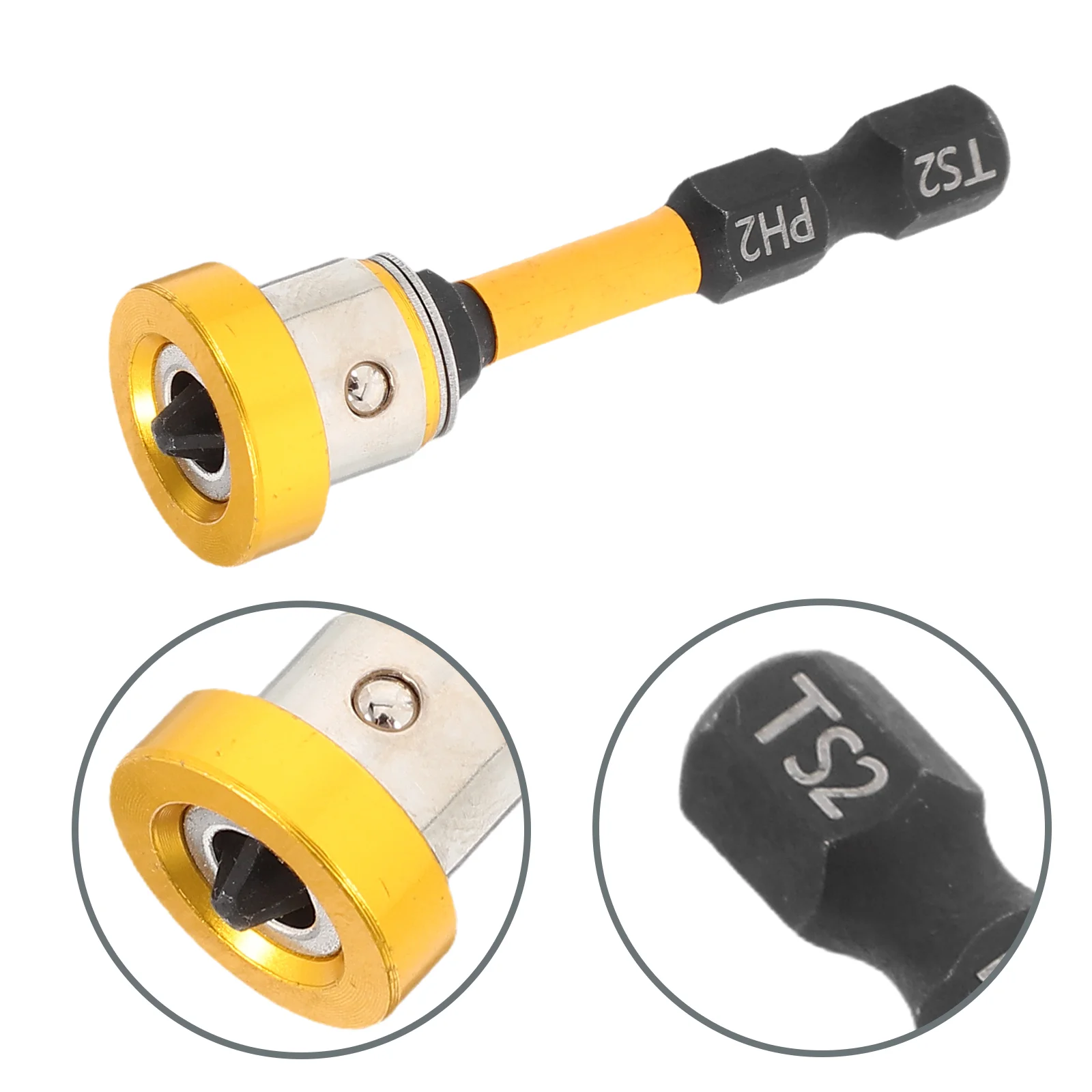 Positioning The Batch Header Adjustable Magnetic Circle Bit Cross Screwdriver Holder Metal Anti-slip Magnetized Tool