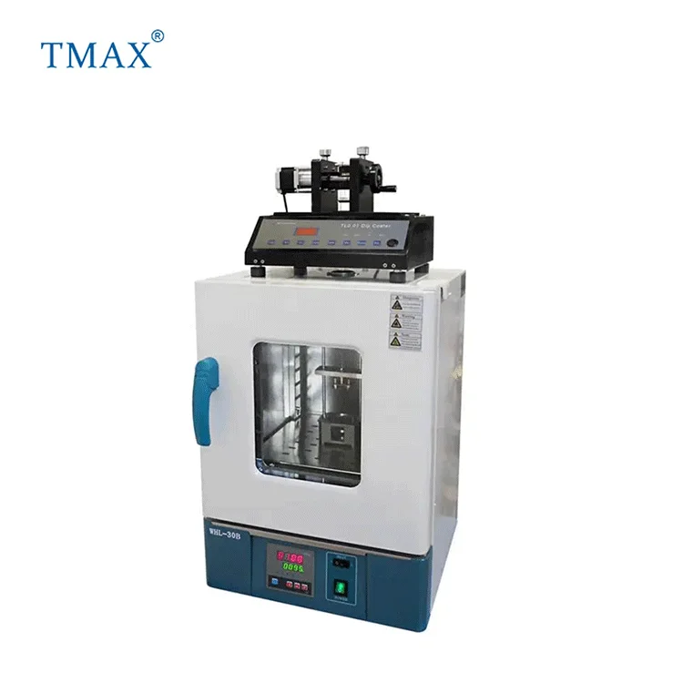Lab 5/6 Position Programmable High Temp Heat Dip Coater Machine with Speed 1-200 Mm/min & Heating Chamber 100C