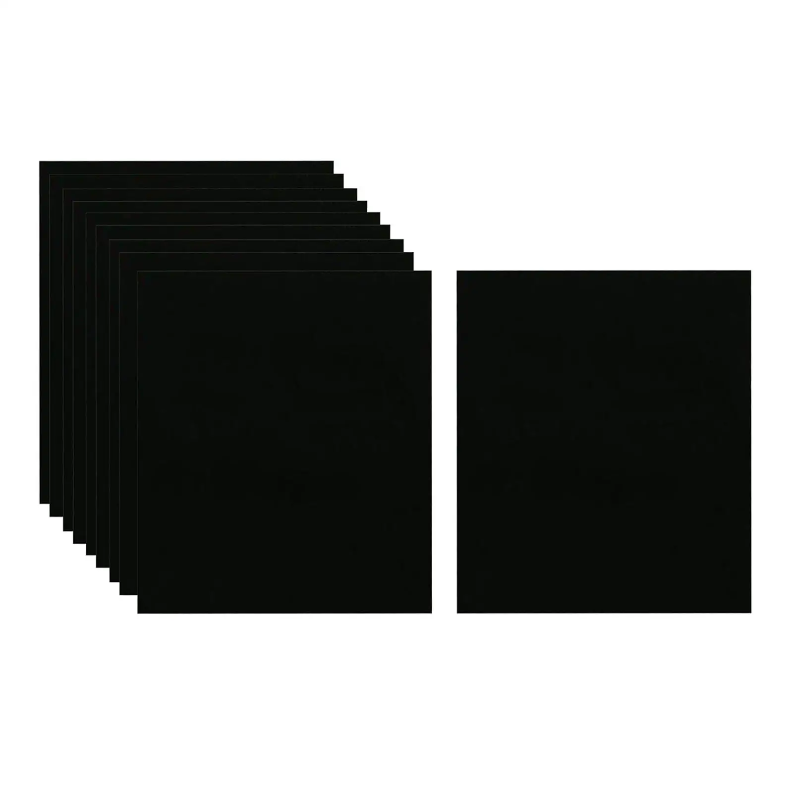 10 Pieces Sheet Velvet DIY Crafts Sticky Glue Water Resistant DIY Craft Art Furniture Protector