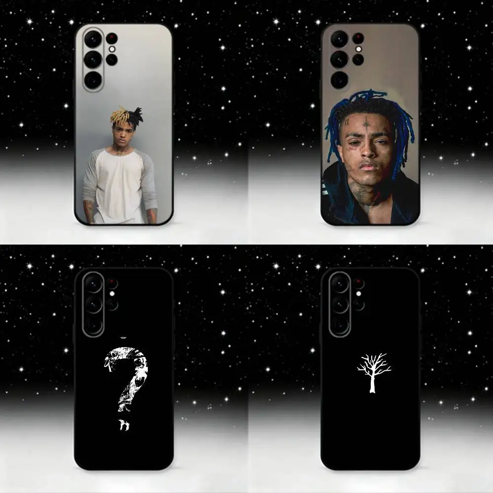 

Rapper X-XXXTentacionS Phone Case For Samsung S 25,24,23,22,30,21,10,9,Ultra,Plus,Lite,FE,4,5 G Black Soft Case