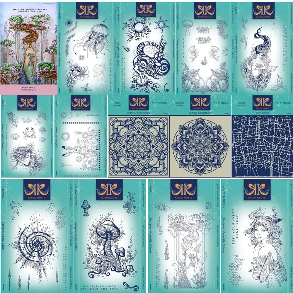 Vertrauens kreis klare Briefmarken & Schablone Sammelalbum Tagebuch Dekoration Präge vorlage DIY