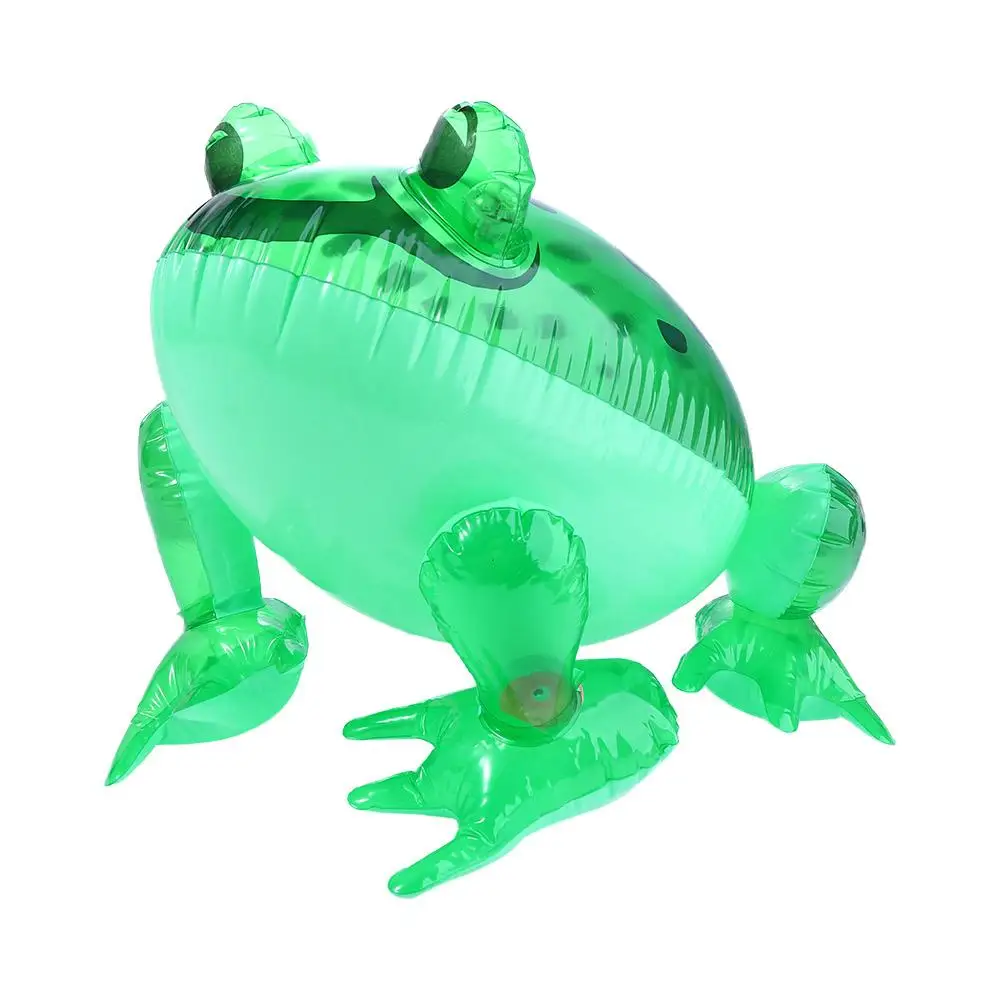 Toy With Flashing Light Green Inflatable Frog Toy Inflatable Frog Model Festival Party Decor Glowing Frog Inflatable Toy