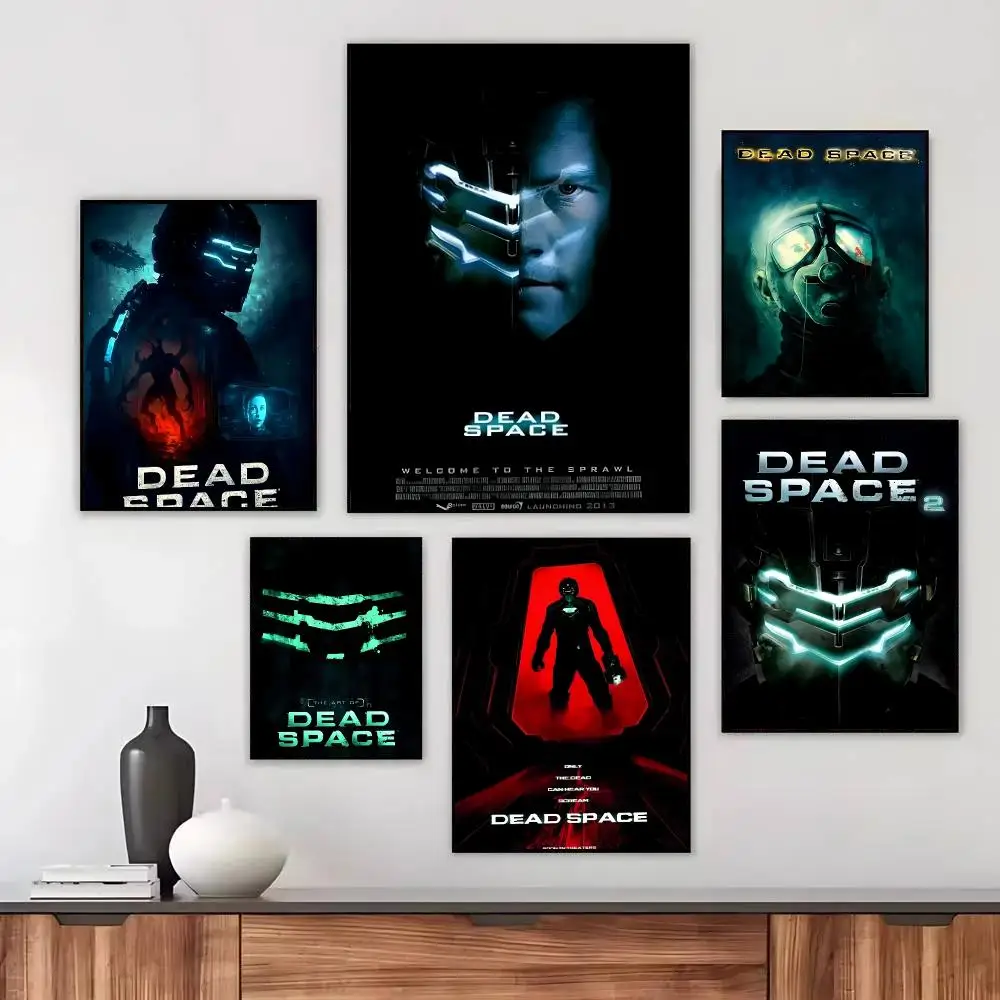 Game D-Dead Space Poster Wall Art Printed Decor Sticker Stylish Home Gift for Living Room Bedroom Corridor Cafe