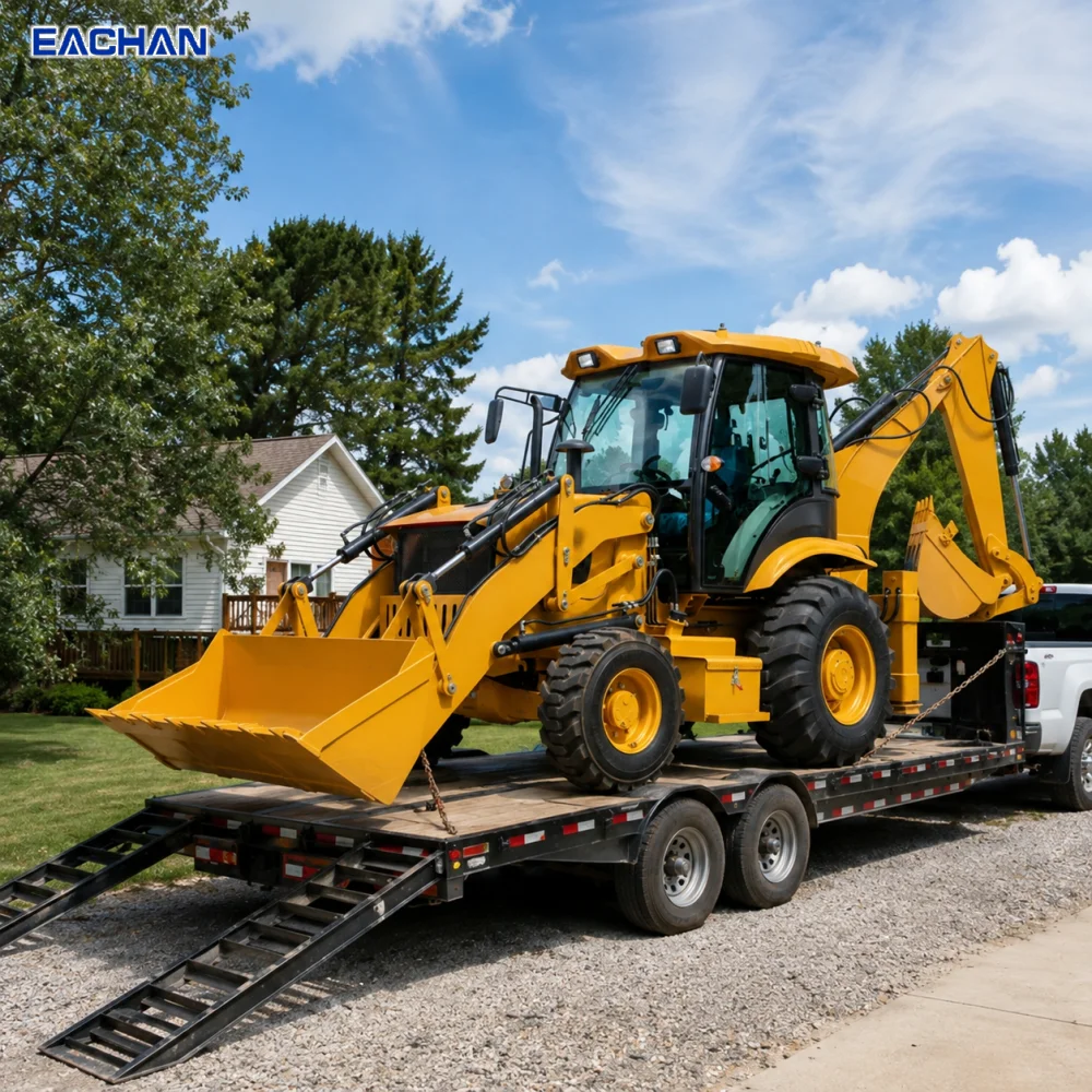 Diesel Hydraulic Backhoe Loader Compact Wheel Loader Excavator For Agriculture Farm Construction Quick Hitch Customized