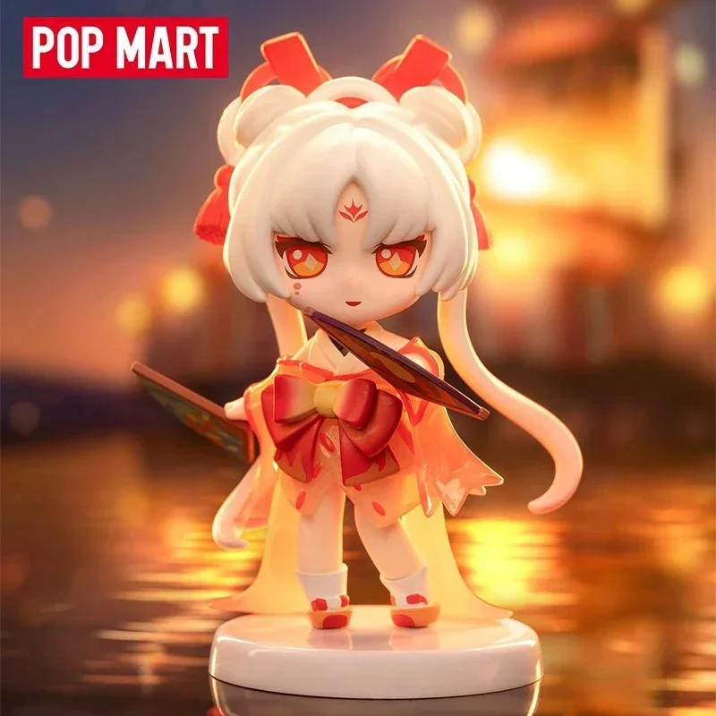 POP MART Onmyoji Series 6 Guess Bag 100% Original Toys Doll Cute Action Anime Figure Desktop Ornaments Collection Gift