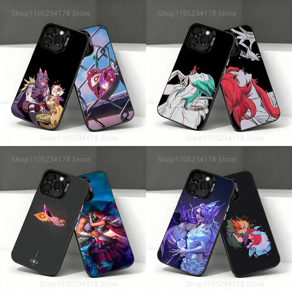 

X-Xayahs and R-Rakans Phone Case For iPhone 17,16,15,14,13,12,11,Pro,Max,Plus,E,Air,Mini Black Tpu IMD Cover