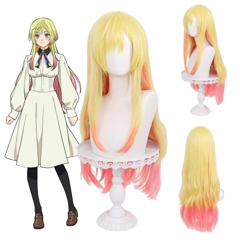 DIS Kinosaki Mei Cosplay Wig Anime Marriagetoxin Kinosaki Mei Clothing Matching Wigs Rose Net Accessories