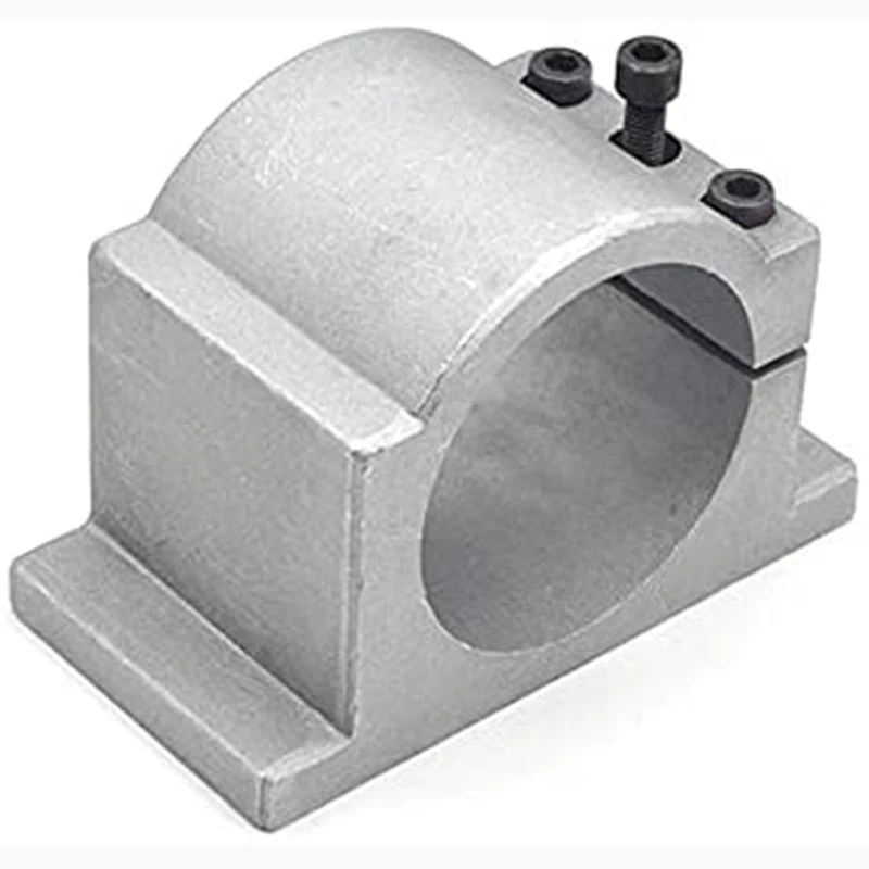 

Aluminium Material Spindle Bracket Diameter Is 80mm for engraving spindle water cooling spindle
