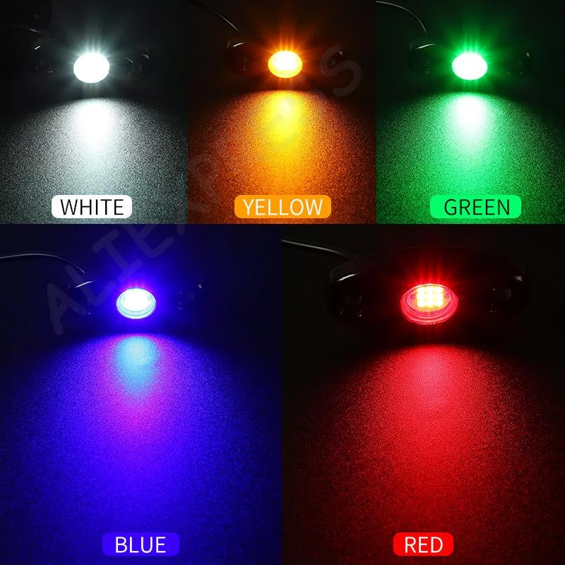 New LED Car LED Rock Light RGB Exterior Atmosphere Light Car Bottom Lamp For  Offroad Truck ATV UTV Underbody Boat Side