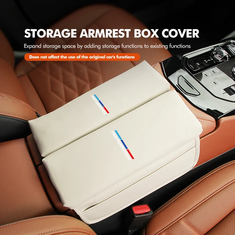 Car Armrest Box Height Cover Side Storage Pocket Accessories For BMW 1 2 3 5 7 Series X1 X2 X3 X4 X5 X6 G20 G30 G11 G12