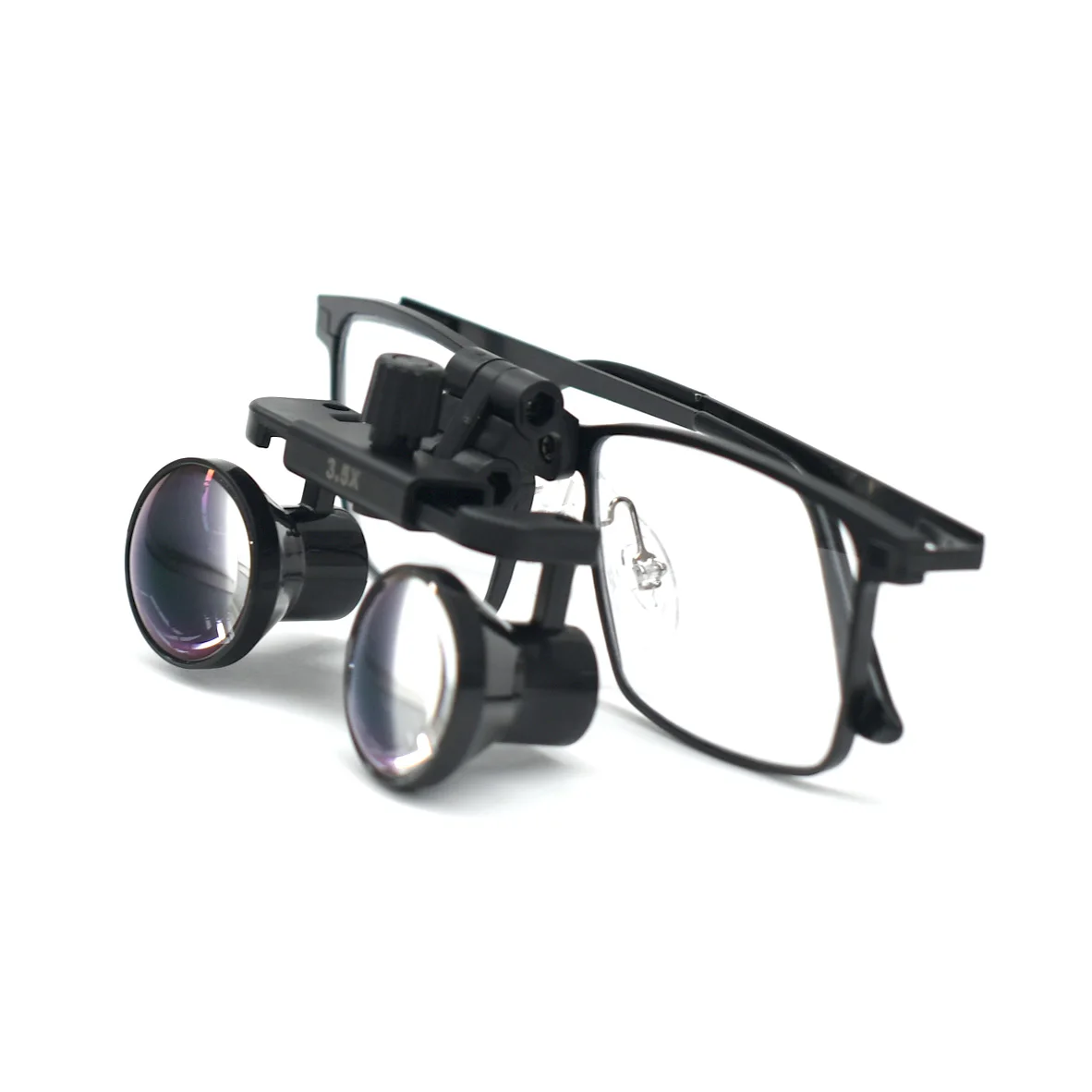 22APM 300x. Magnifying Loupes For Surgery Metal Frame Pupil Distance Is Adjusted Synchronously