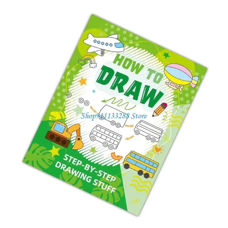 G88D Animal-Themed Coloring Book Step-by-Step Drawing Book For Adults Kids To Reduce Stress