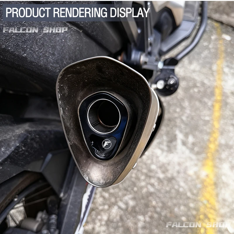 Suitable for Scorpio exhaust modification Scorpion tube exhaust muffler plug 45mm x 65mm, outlet inner diameter: 28mm