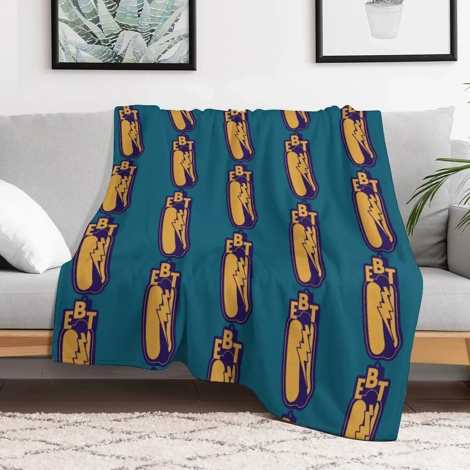 

EBT Eatinbigtime Throw Blanket Vintage funny gift Blankets