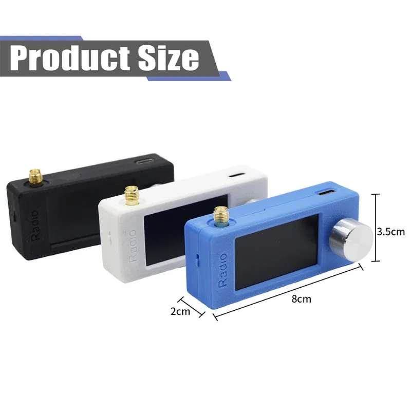 SI4732 Mini Pocket Radio Receiver, 0.5‑108MHz Full‑Band Portable Radio Support AM FM LSB USB Shortwave Reception