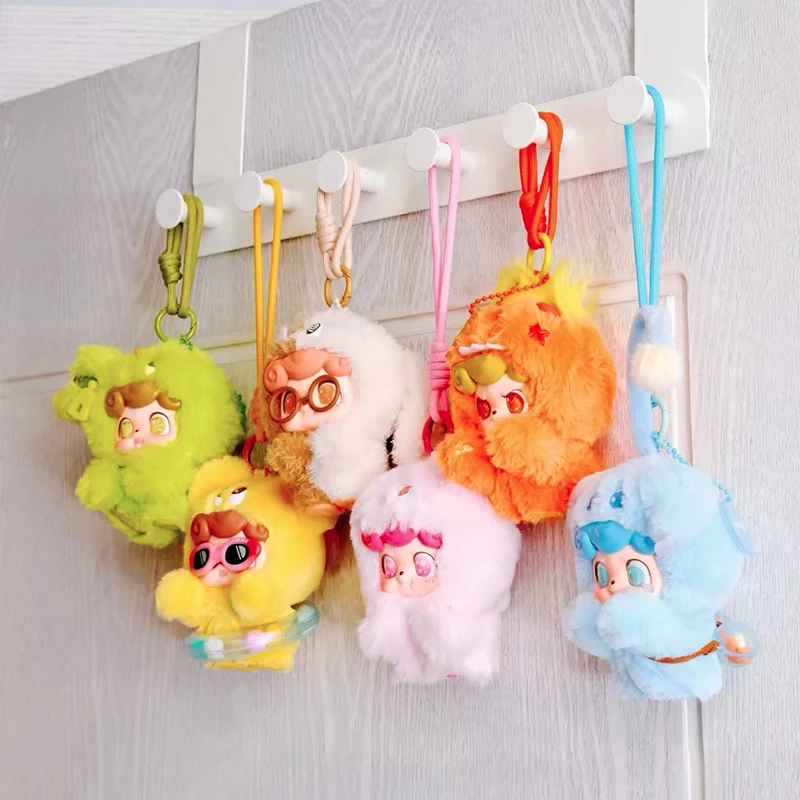 Offizielle Q Baby Emotional Monster Series Plüsch-Blindbox – Rucksack-Anhänger, trendiges Spielzeug, süße Puppe, geheimnisvolle Geschenkdekoration