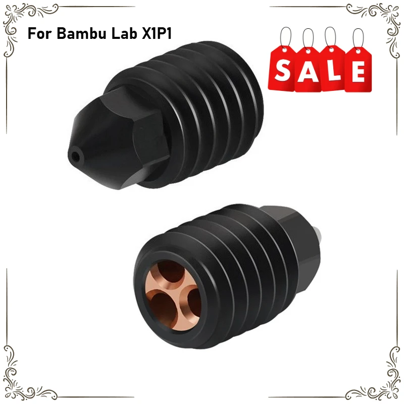 

Сопло из закаленной стали CHT для Bambu Lab X1P1, 0.2/0.4/0.6/0.8/1.0, трехканальное, высокопроизводительное, износостойкое, аксессуары для 3D-принтера