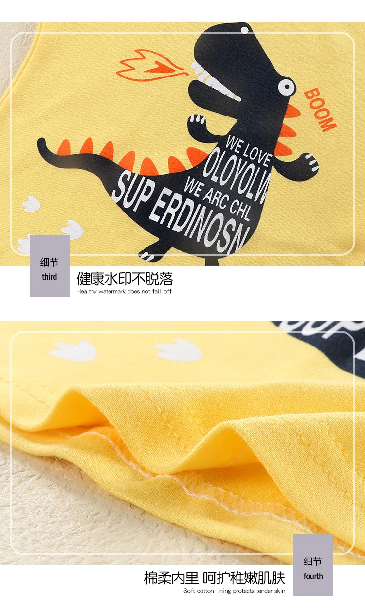 Neues Kinder-Baumwoll-Homewear-Set für Frühling und Herbst, Mädchen und Jungen, dehnbar, weich, bedruckt, Pyjama, atmungsaktiv, bequem, lange Ärmel – Detail 13