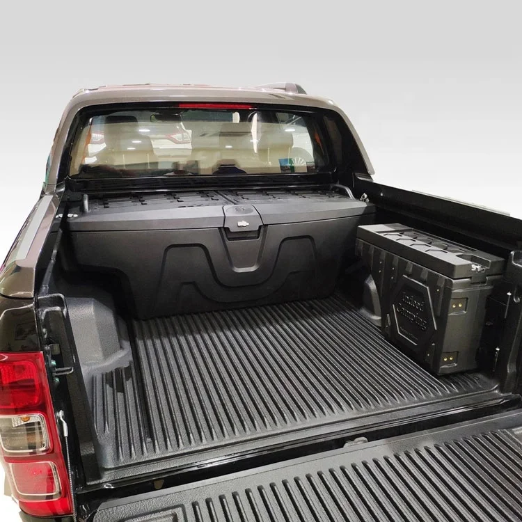 Universal Hard Plastic Pick Up Truck Bed Tool Box Storage Box