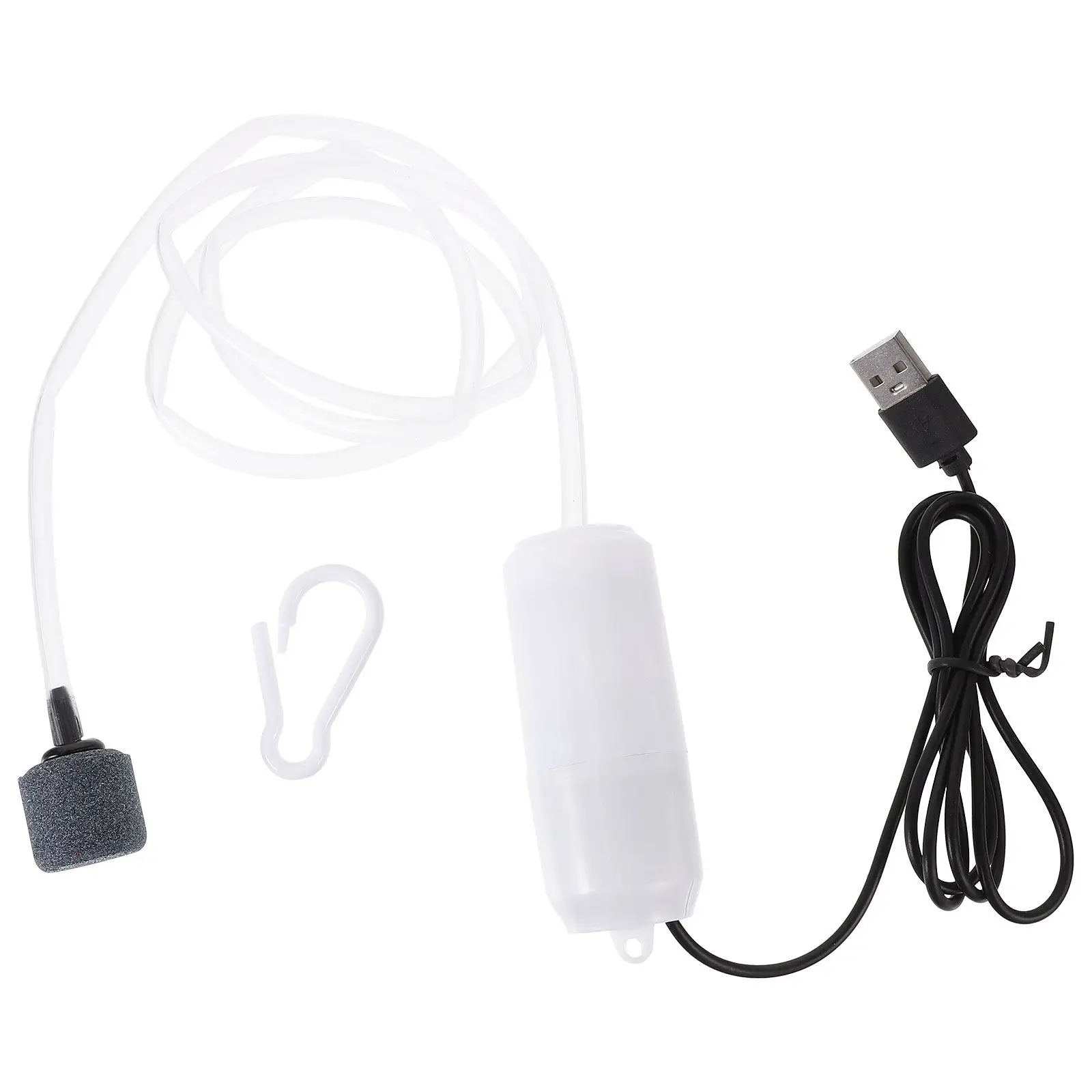 1Set Compact USB Oxygen Aerator Pump for Aquarium and Outdoor Seafood Storage High Efficiency Quiet Operation Fish Tank Air