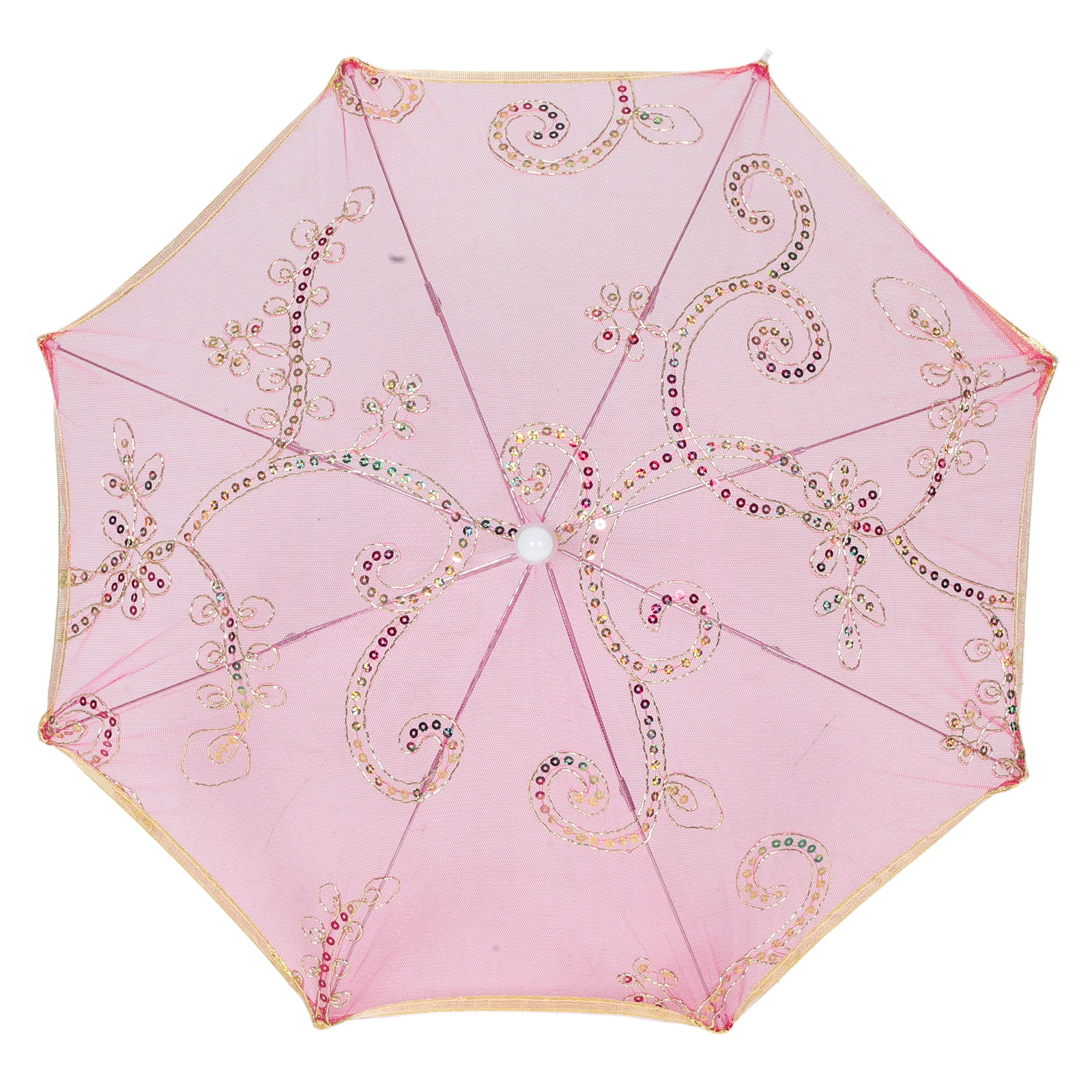 

Parasol Dancing Lace Umbrella Child Prop Cloth Decorative Folding Children's