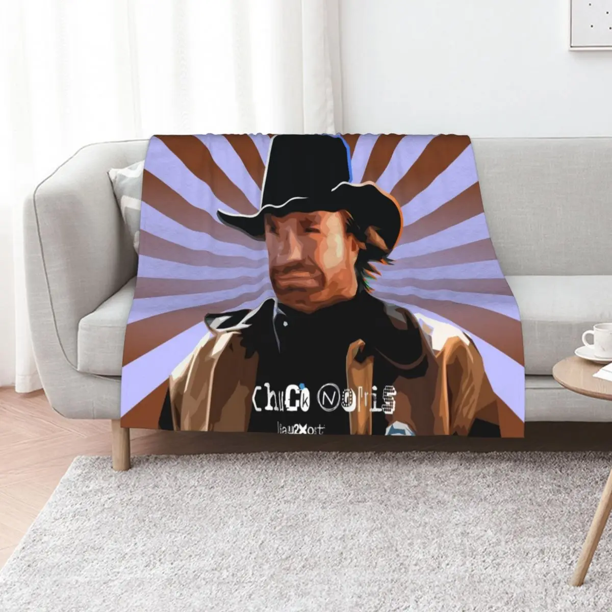 Chuck Norris Throw Blanket Warm Flannels Thins For Decorative Sofa Extra Large Throw Luxury Brand Blankets