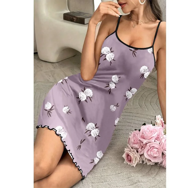 Pijamas para mujer, pijamas sexis de verano para mujer, ropa de dormir Sexi para mujer, vestido de una pieza, pijama, camisón para mujer para dormir