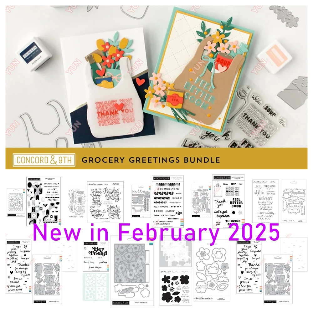 يموت Stamps Stencil مجموعة جديدة 2025 مرحبا وبكر يموت قطع معدنية يموت الزهور DIY بها بنفسك سكرابوكينغ بطاقة ورقة بطاقات ألبوم اليدوية