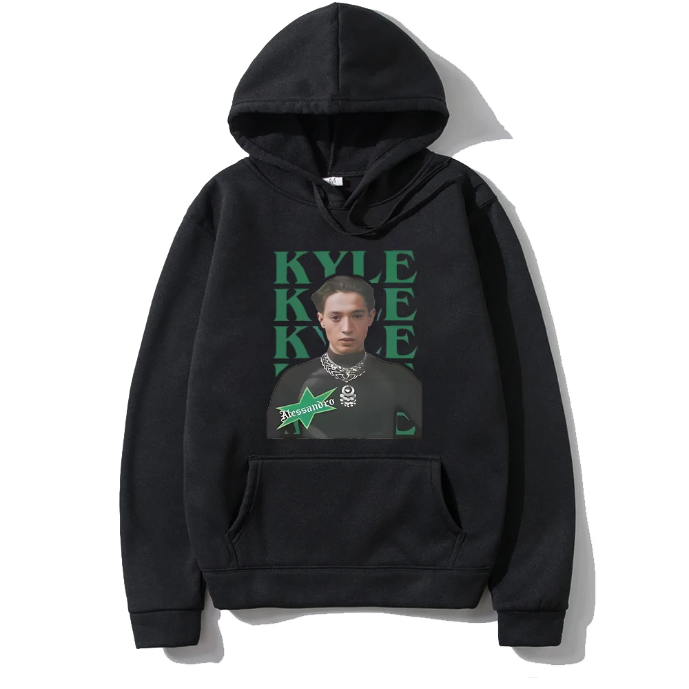 Новое поступление осени и зимы, толстовка с капюшоном Kyle Alessandro для мужчин и женщин, классический пуловер в стиле ретро, модная уличная одежда в стиле хип-хоп, теплая